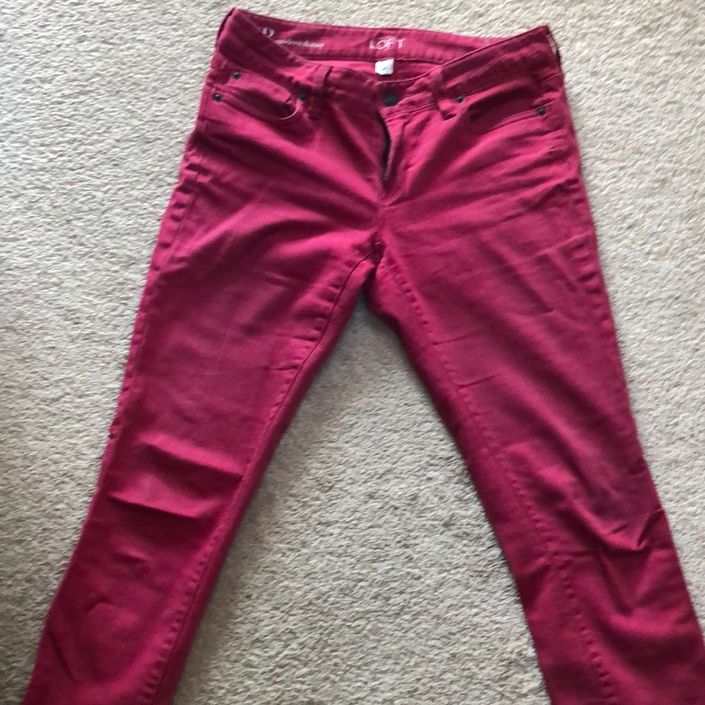 Pink LOFT jeans